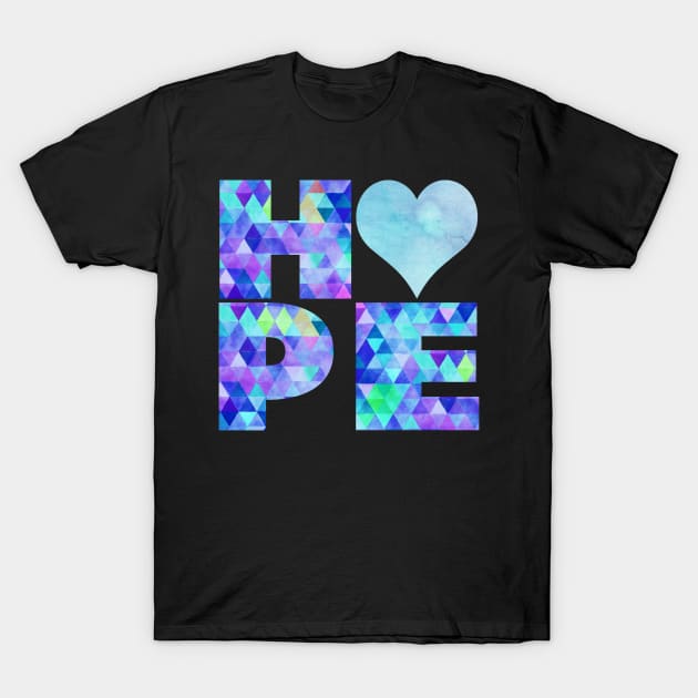 blue hope T-Shirt by LebensART